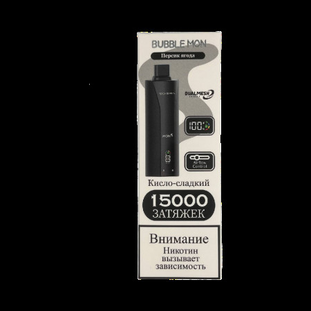Bubble Mon Booster P-15000 Персик Ягода