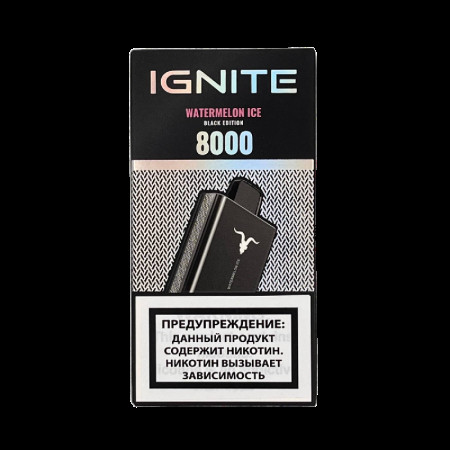 Электронная сигарета IGNITE V80 8000 затяжек Арбузный лёд
