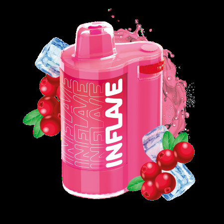 Электронная сигарета Inflave Spin 8000 затяжек Клюквенная Содовая