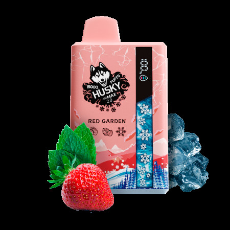 Husky airmax 2.0 RED GARDEN Со вкусом клубники и мяты