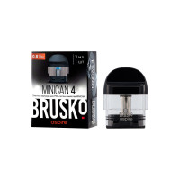 Сменный картридж Brusko Minican 4 - 3 мл (0.8 Ом) - Черный