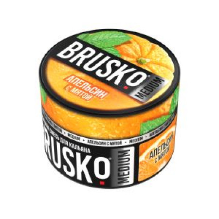 Табак для кальяна Brusko Medium 50 гр (Апельсин с мятой)